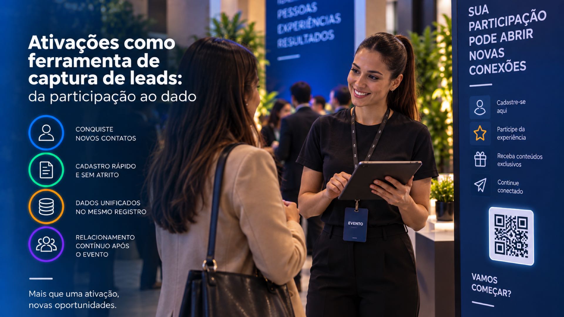Ativações como ferramenta de captura de leads: da participação ao dado
