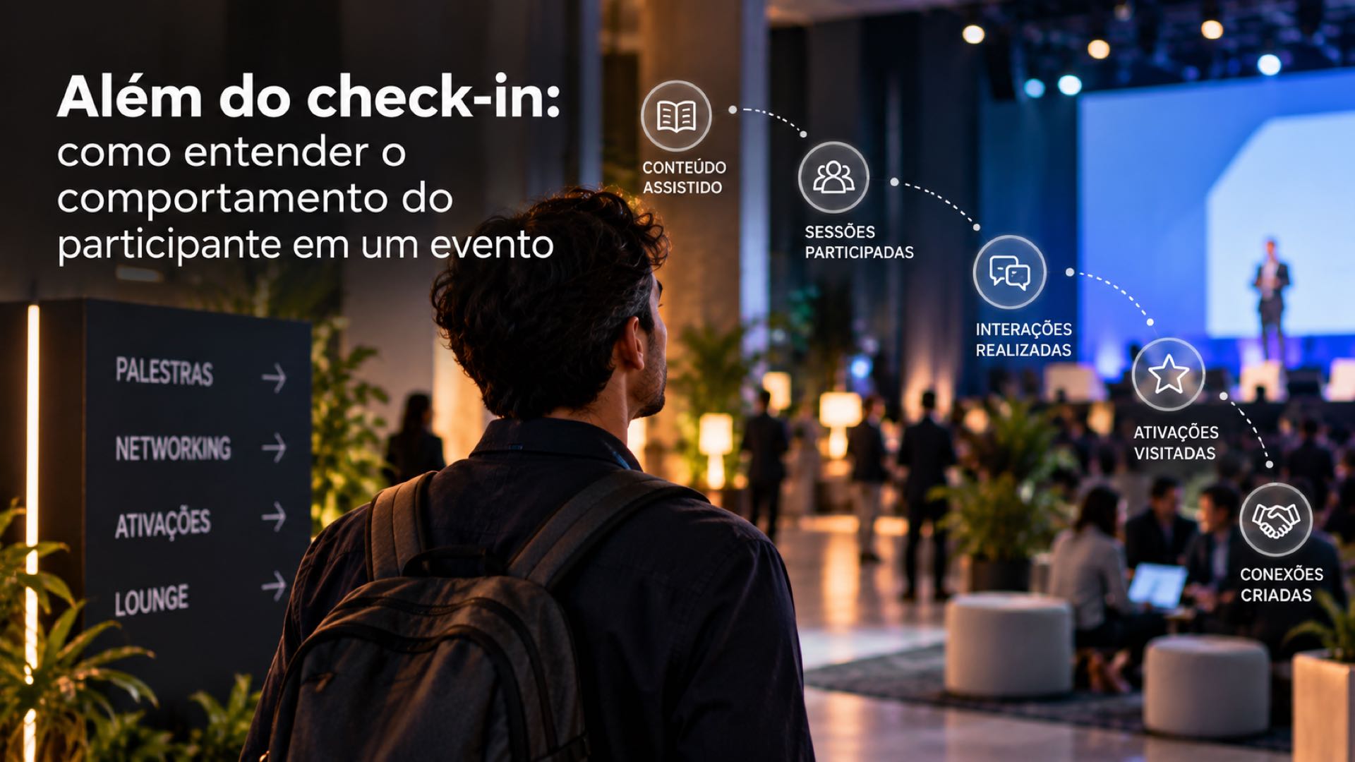 Além do check-in: como entender o comportamento do participante em um evento