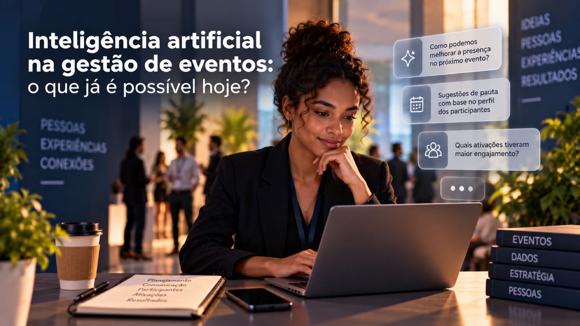Inteligência artificial na gestão de eventos: o que já é possível hoje?