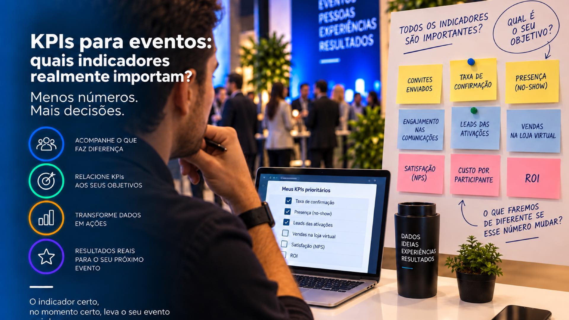 KPIs para eventos: quais indicadores realmente importam?