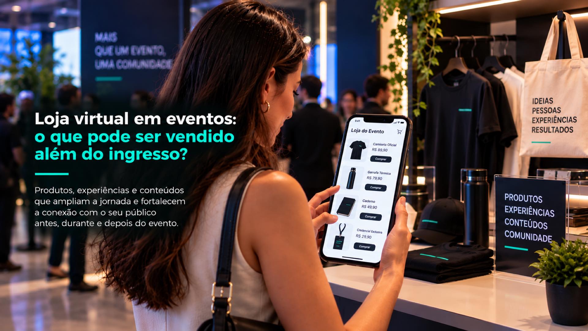 Loja virtual em eventos: o que pode ser vendido além do ingresso?